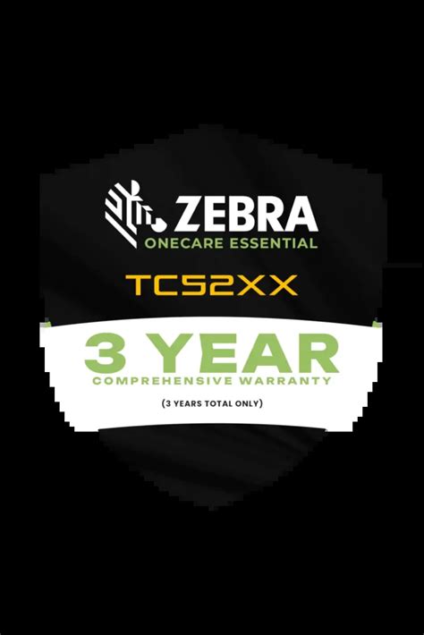 3 YEAR ZEBRA ONECARE ESSENTIAL. INCLUDES COMPREHENSIVE COVERAGE. INCLUDES COVERAGE FOR CRADLES.