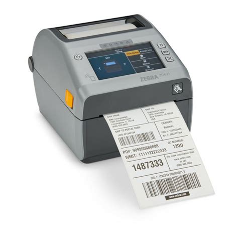 Thermal Transfer Printer (74/300M) ZD621; 203 dpi; USB; USB Host; Ethernet; Serial; BTLE5; EU and UK Cords; Swiss Font; EZPL