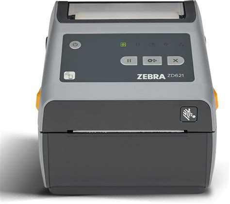 Zebra Direct Thermal Printer ZD621; 203 dpi; USB; USB Host; Ethernet; Serial; BTLE5; EU and UK Cords; Swiss Font; EZPL
