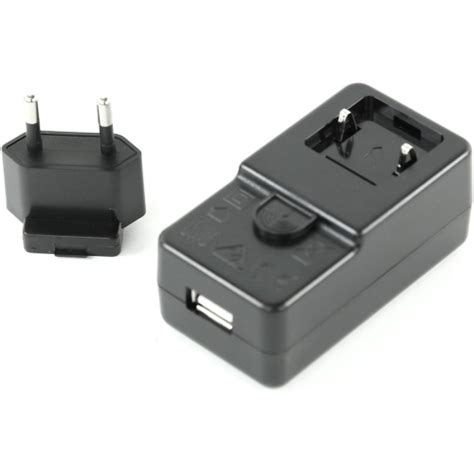 Zebra - USB type A power supply adaptor with Europe plug. Used with USB-C Cable (CBL-TC5X-USBC2A-01) to charge device.